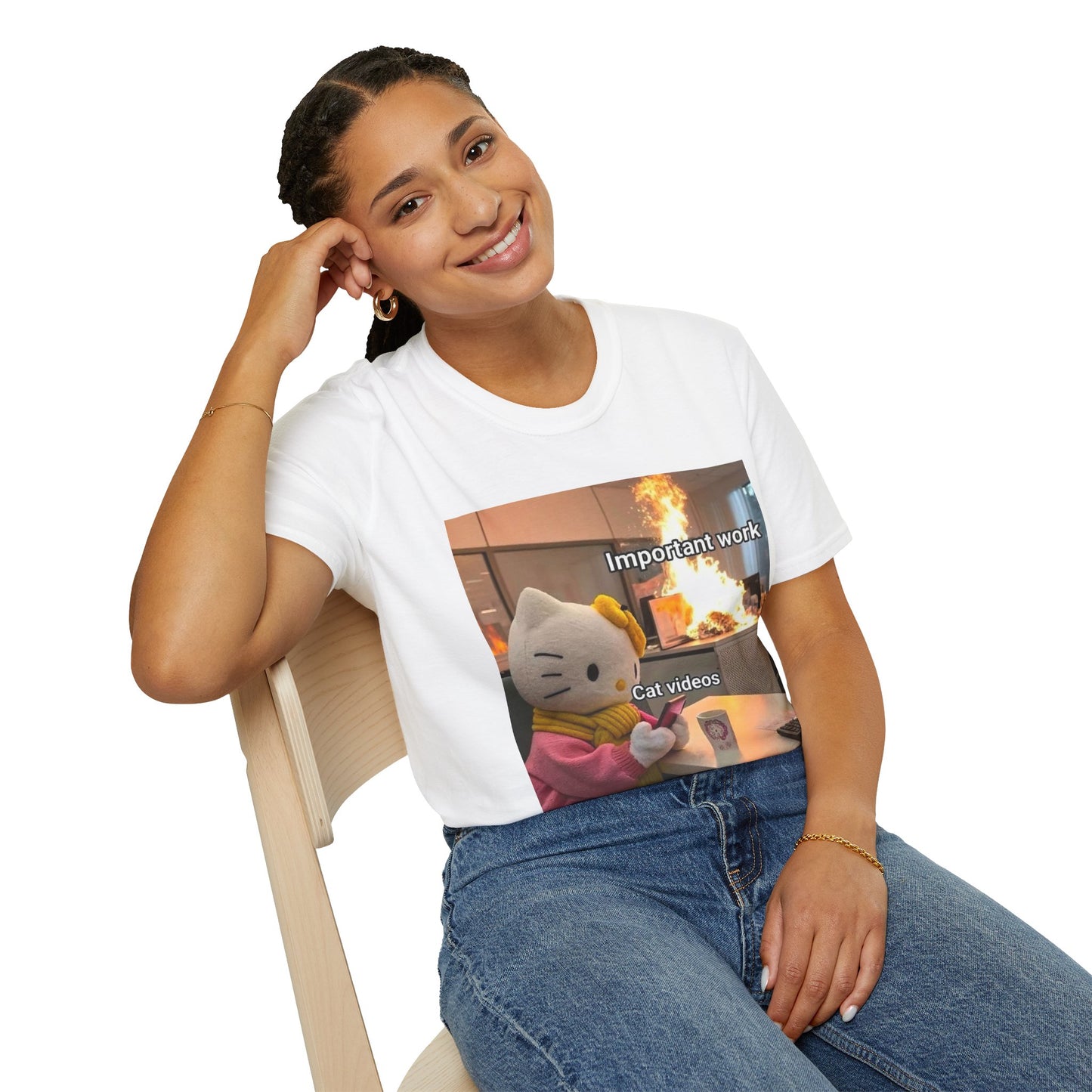 Important Cat T-Shirt