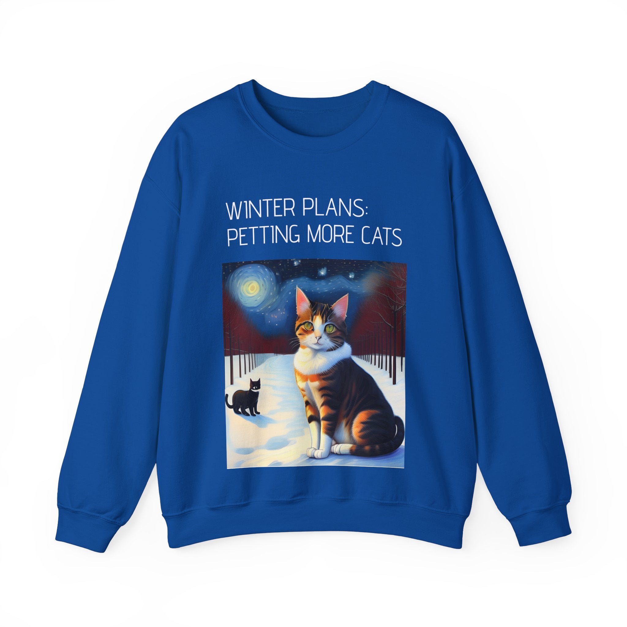 Cat Winter Plans Sweatshirt