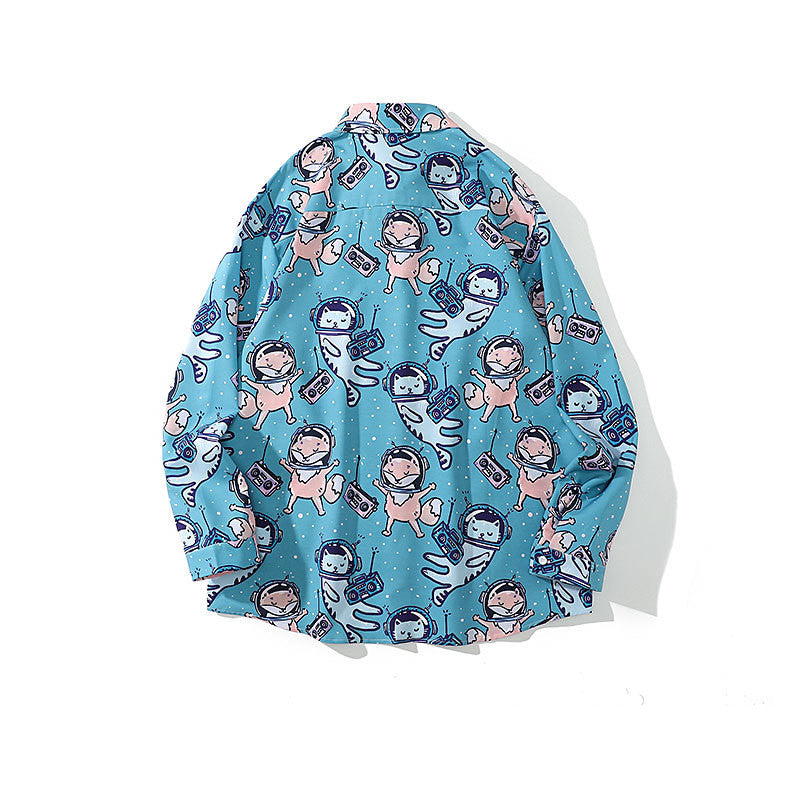 Retro Space Cats Shirt