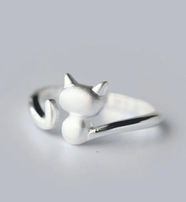Kitty Charm Ring
