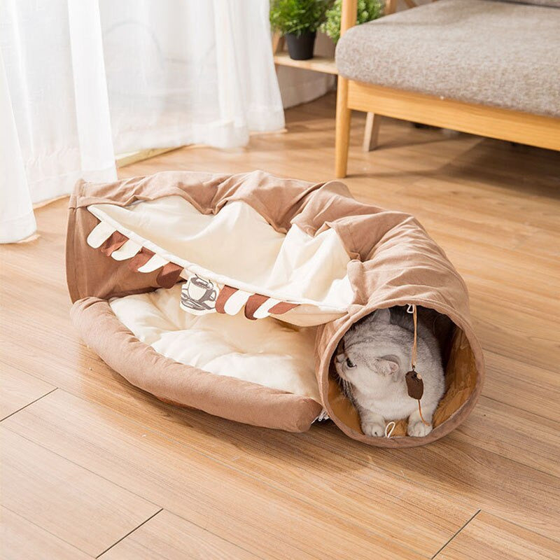Cat Tunnel Bed